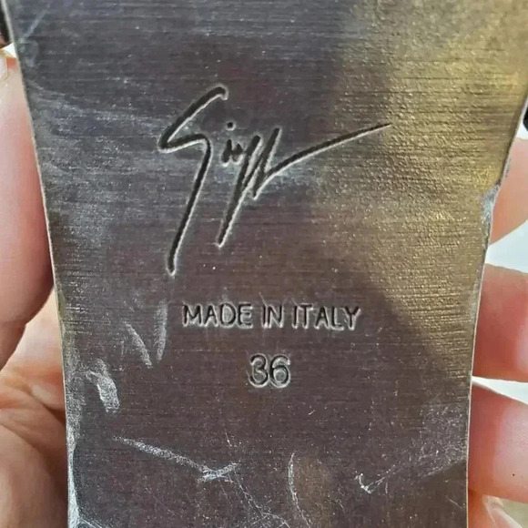 Giuseppe Zanotti Mules Metallic Bronze Size 36 - Picture 6 of 6